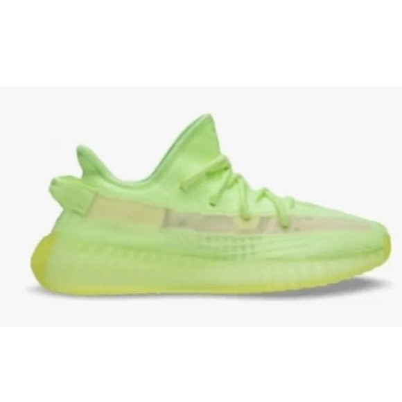 Adidas Yeezy Boost 350‎ V2 Glow Green Sneakers Shoes Mens Fashion SZ 6.5
